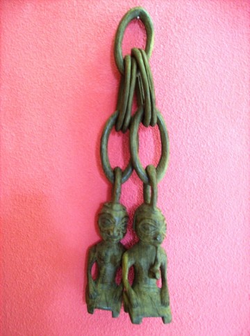 Traditionele Afrikaanse houten Trouw Ketting