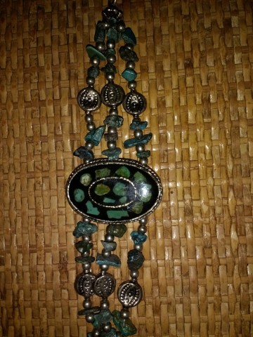 Armband met turquois steentjes 4