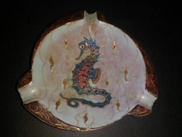 Asbakje emaille zeepaardje 2