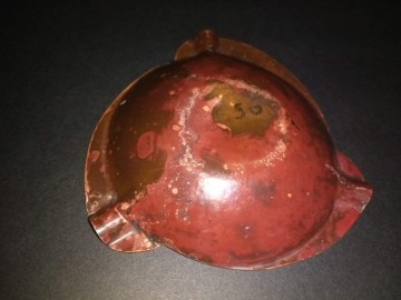 Asbakje emaille zeepaardje 3