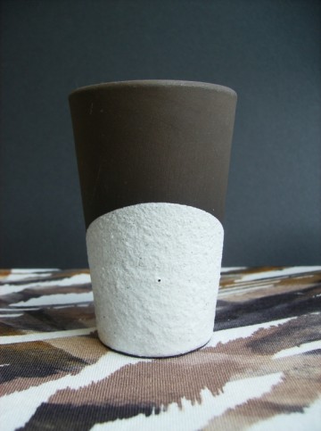 Keramische Beker, retro stijl - jaren '50/'60