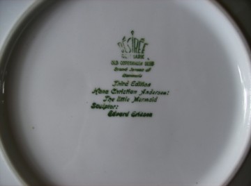 Bord 'The Little Mermaid' - Desirée Denmark (1972)