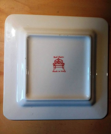 Borden 6x red chairs italie 5