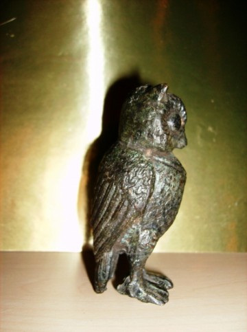 Miniatuur brons Uiltje