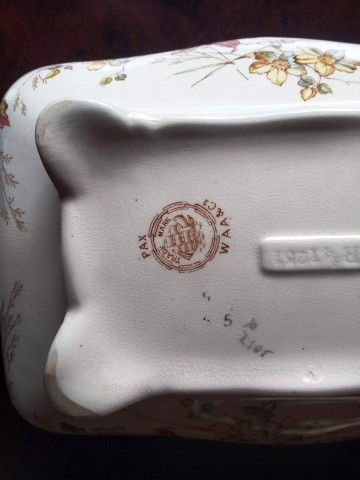 Dek schaal  terrine antiek 1