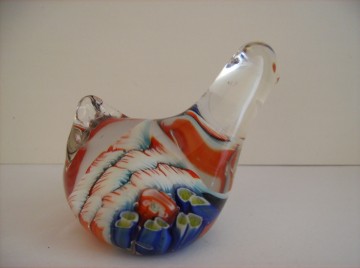 Eendje glazen beeldje 1