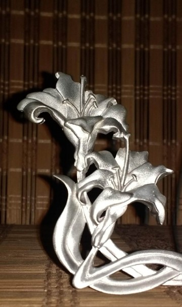 Foto houder  irissen amos pewter 2