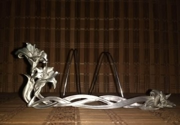 Foto houder  irissen amos pewter 3