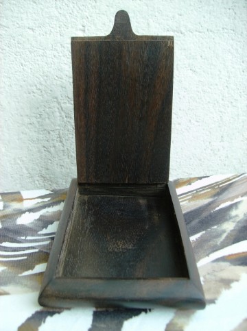 Oud houten Doosje, Pauw