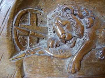 Leeuw van Lucerne- handgemaakte gedenkplaat