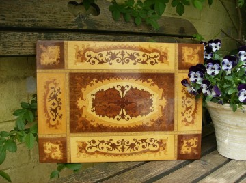 Houten gefineerde plaat