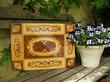 Houten gefineerde plaat