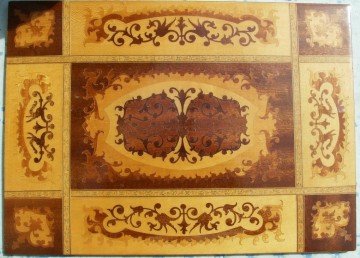 Houten gefineerde plaat