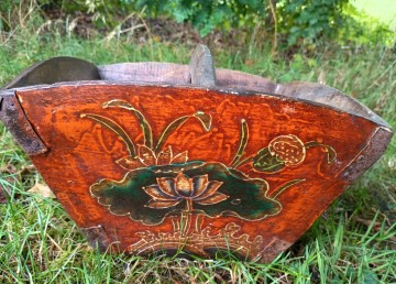 Houten rijst graan mand 40