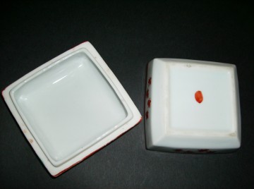 Japans ceramisch bakje met deksel - Satsuma