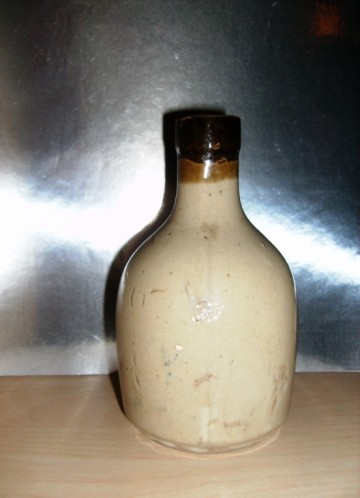Japans oud stoneware Soya Potje