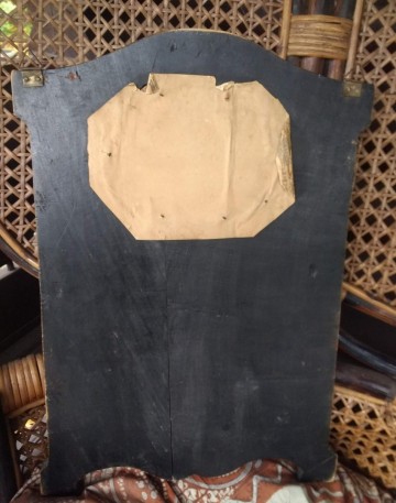 Kapstok met spiegel hout 8