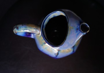 Karaf frans blauw glazuur 10