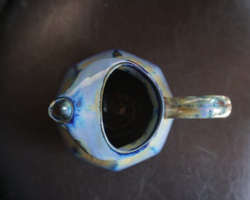 Karaf frans blauw glazuur 11