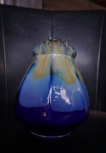 Karaf frans blauw glazuur 7