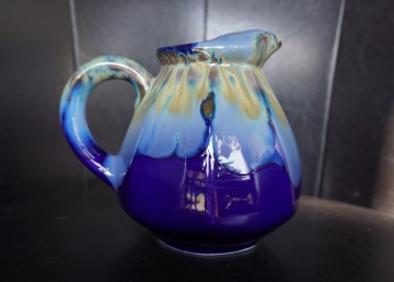 Karaf frans blauw glazuur 9