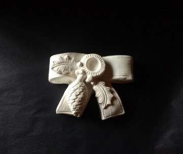 Kerst stukje in gips