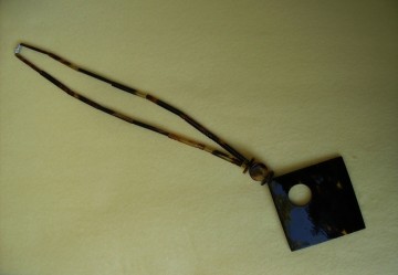 Retro Ketting grote Vierkante Hanger