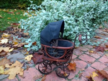 Kinderwagentje rotan 2