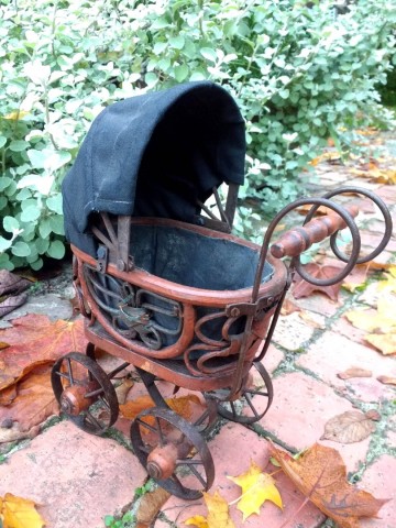 Kinderwagentje rotan 6