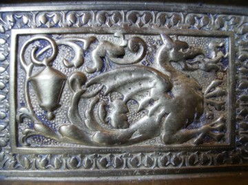 Oud koperen Asbakje, Foenix