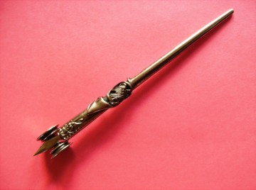 Schrijf set Francesco Rubinato - Kroontjespen plus Houder & Inkt