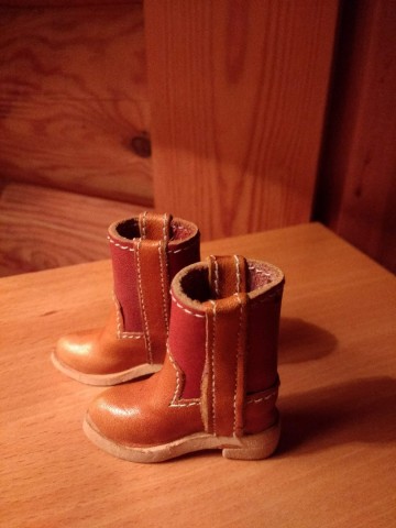 Laarsjes miniatuur leer 4