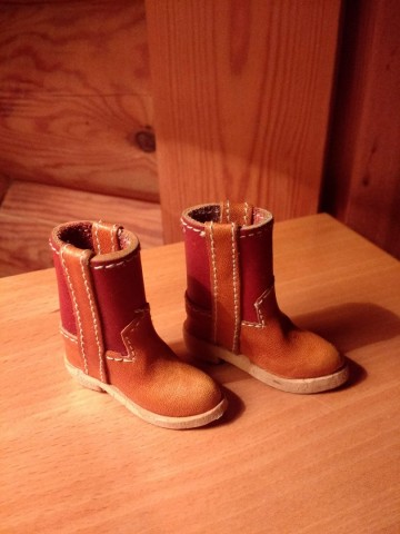 Laarsjes miniatuur leer 5