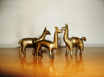 Lamas metaal  3 stuks 2