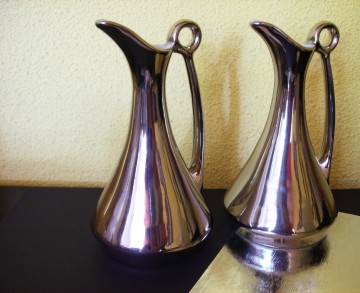 Set 'Platinum France'  Olie & Azijn Kannetjes