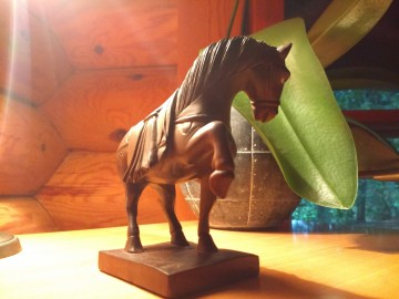 Paardje hout gelijkenis tang 35