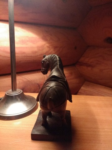 Paardje hout gelijkenis tang 40