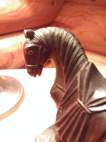 Paardje hout gelijkenis tang 45