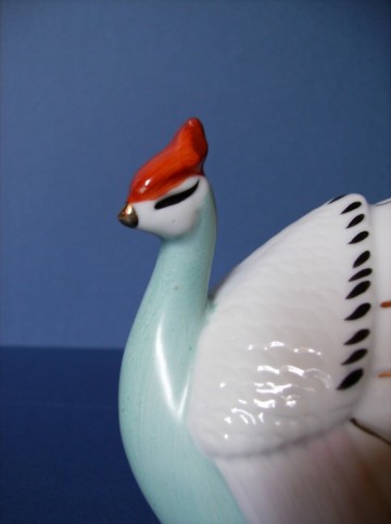 Potje in de vorm van een mooie Pauw