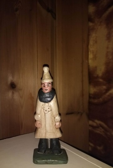 Pierot beeldje hout 2