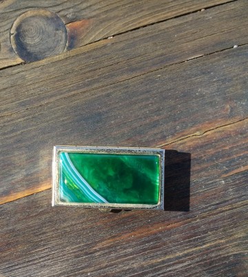 Pillendoosje groen deksel 2