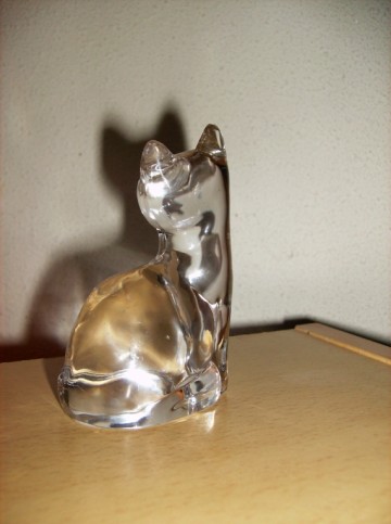 Lieflijk Katje van helder Glas