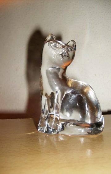 Lieflijk Katje van helder Glas