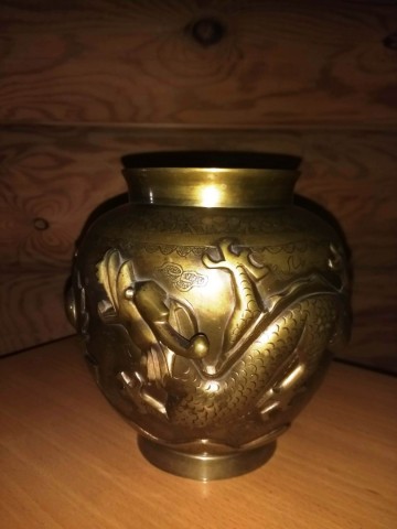 Pot chinees draken  koper 3