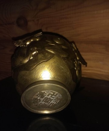 Pot draken en parel  aziatisch 12