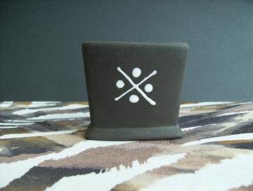 Keramisch Potje retro stijl jaren '50/'60 - Zeepaardje