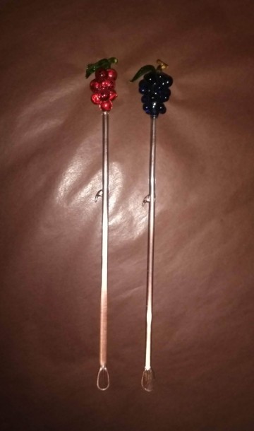 Roerstaven glas druiven 3