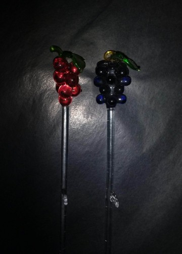 Roerstaven glas druiven 6