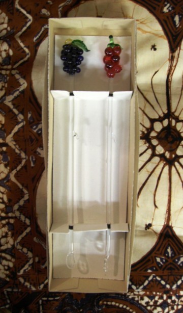 Roerstaven glas druiven