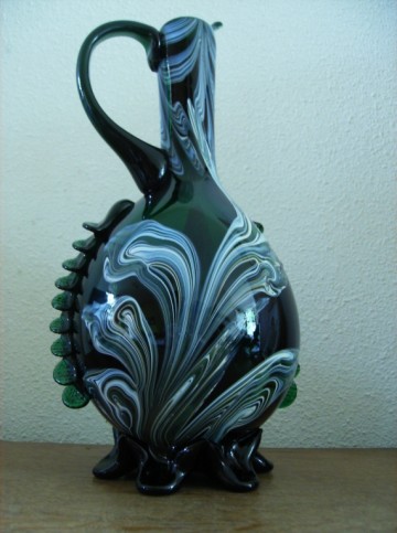 Bijzondere groene Glazen Kan, mogelijk Russische afkomst